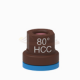 Boquilla HCC turbulencia cerámica 80º (Caja de 5 unidades)