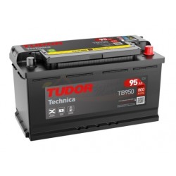 Batería Tudor Technica TB950 12V  95Ah 800A. 353 x175 x190mm