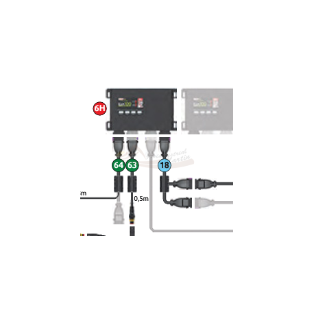 Cable Conexión para Unidad de Control IBX100 hidráulico SIRFRAN - 4679002120