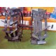 JUEGO DE RUEDAS METALICAS S/EJES 500X100 MM