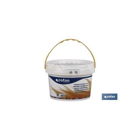 Pintura Plástica Blanco Mate 20Kg Cofan Recomendada para interior | Fácil aplicación y secado rápido