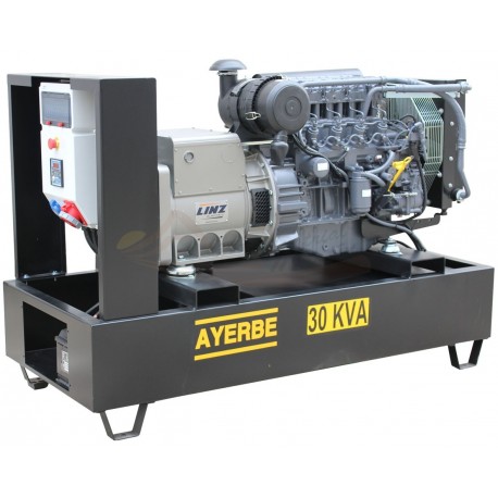 GENERADOR ELÉCTRICO 30 KVA AY-1500-30 MN / OIL ESTÁNDAR - AYERBE MOTOR DEUTZ