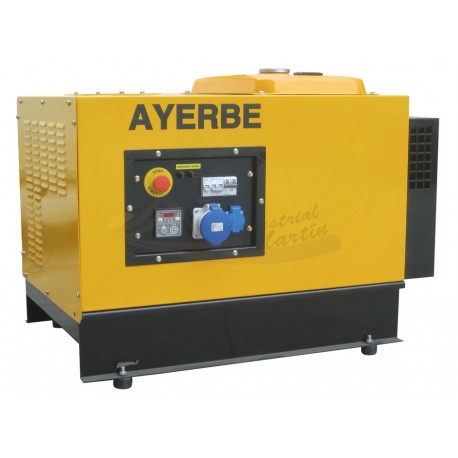 GENERADOR GASOLINA 8000 H INSONORIZADO ARRANQUE ELECTRICO - AYERBE