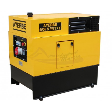 GENERADOR DIESEL 6000 INSONORIZADO TX ARRANQUE ELECTRICO - AYERBE