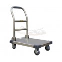 CARRO PLATAFORMA INOX 300 - PLAT R. MACIZA 120 MM CAPACIDAD MAX. 300 KG. - AYERBE