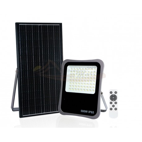 FOCO LED SOLAR 500 W. CON MANDO A DISTANCIA - AYERBE