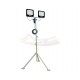 TRÍPODE PROFESIONAL 2 FOCOS 50W. LED - AYERBE
