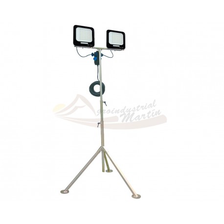 TRÍPODE PROFESIONAL 2 FOCOS 50W. LED - AYERBE
