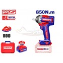 PISTOLA DE IMPACTO 1/2" 400NM BATERÍA 20V P20S BAT X2 4Ah - EMTOP