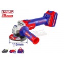 AMOLADORA 115MM M14 20V BRUSHLESS P20S CON 2xBAT 5,0Ah - EMTOP