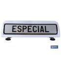 Cartel avisador acompañamiento vehículo Especial V21