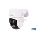 Cámara de seguridad inteligente con WiFi | Con control remoto, audio bidireccional y amplio ángulo de visión