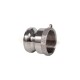 CAMLOCK TIPO A ADAPTADOR MACHO ROSCA HEMBRA - SOMA