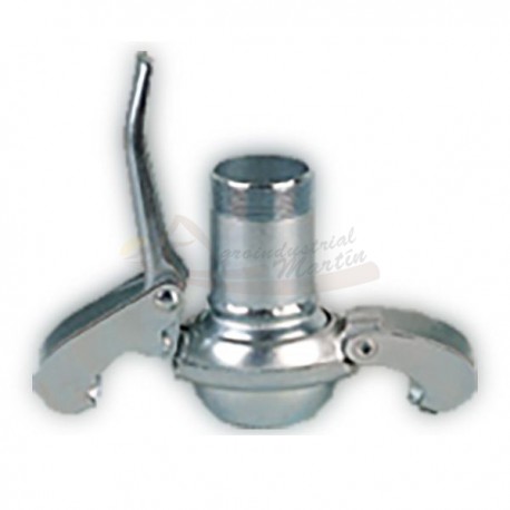 BAUER BOLA GARRA ROSCA MACHO ACERO ZINCADO PARA MANGUERA - SOMAFLUIDS