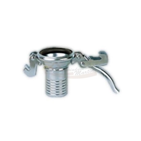 BAUER HEMBRA ROSCA MACHO ACERO ZINCADO PARA MANGUERA - SOMAFLUIDS