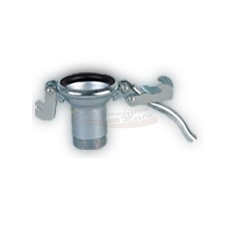 ROTULA GARRA ROSCA MACHO ACERO ZINCADO PARA MANGUERA - SOMAFLUIDS