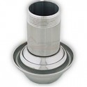 ROTULA BOLA ROSCA MACHO INOXIDABLE PARA MANGUERA - SOMAFLUIDS