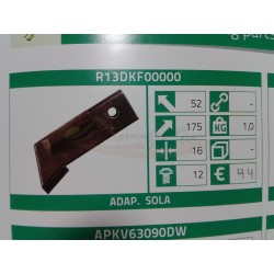 REJA PINTADA SEMBRADORA SOLA SIEMBRA DIRECTA CON PLACAQUETA DE CARBURO  