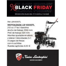 MOTOAZADA LAMBORGHINI LB10000TL 7HP ENGRANAJES 3+1