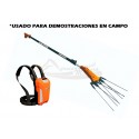 VAREADORA "DEMOSTRACION" TELESCOPICA ACEITUNA BATERIA MOCHILA 300W - 20V DC VAR300B