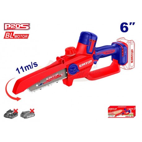 Sierra 6" a batería 20V Brushless EMTOP P20S