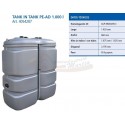 Schutz TANK IN TANK Plástico Doble 1000 L gris Depósito Gasoil