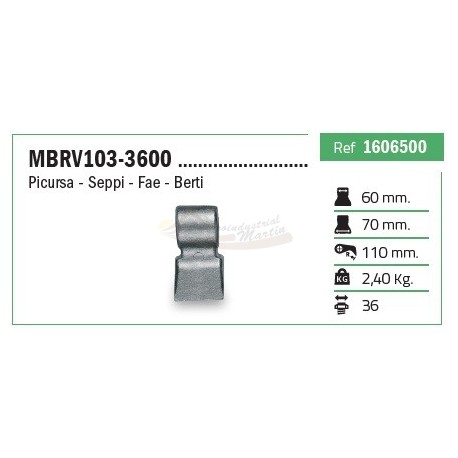 MARTILLO ADAP. PICURSA SEPPI FAE BERTI MBRV103-3600