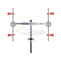 Barra en T 2+2 Sirfran con Pulverizadores Regulables - Sirfran