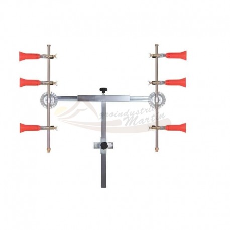 Barra en T 3+3 con Pulverizadores Regulables con Módulo Antigota - Sirfran