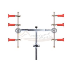 Barra en T 3+3 con Pulverizadores Regulables Turbo - Sirfran