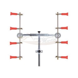 Barra en T 4+4 con Pulverizadores Regulables Turbo - Sirfran