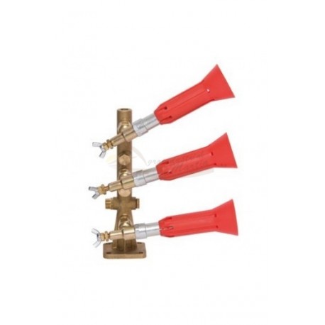 Con Pulverizador Regulable Turbo - 3 Salidas - Goma - Sirfran