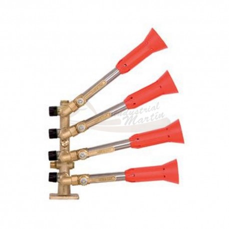 Columna 4 Salidas M.2015 con Pulverizador Regulable con Palanca con Módulo Antigota - Sirfran