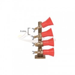 Columna 4 Salidas con Pulverizador Regulable - Sirfran