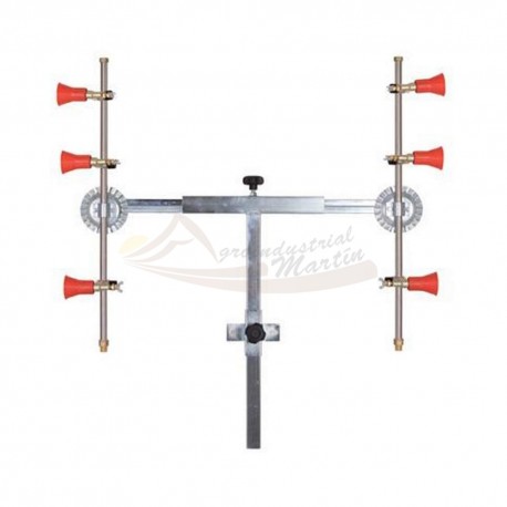 Barra en T 3+3 con Pulverizadores Regulables - Sirfran