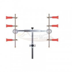 Barra en T 3+3  con Pulverizadores Regulables Turbo con Módulo Antigota - Sirfran