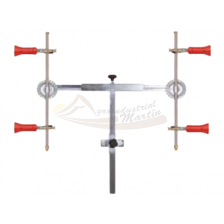 Barra en T 2+2 con Pulverizadores Regulables Turbo - Sirfran