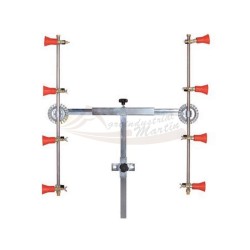 Barra en T 4+4 con Pulverizadores Regulables con Módulo Antigota - Sirfran