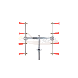 Barra en T 4+4 con Pulverizadores Regulables Turbo - Sirfran