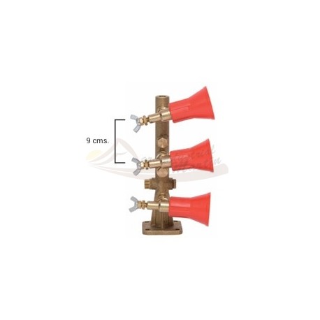 Columna 3 Salidas con Pulverizador Regulable - Sirfran