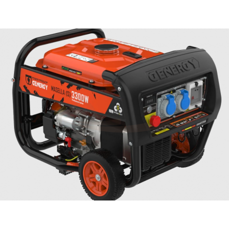 Generador gasolina Masella S 3,3kw Arranque eléctrico - GENERGY