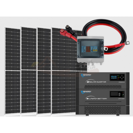 Plan solar Rigel ( sin generador de respaldo) - GENERGY