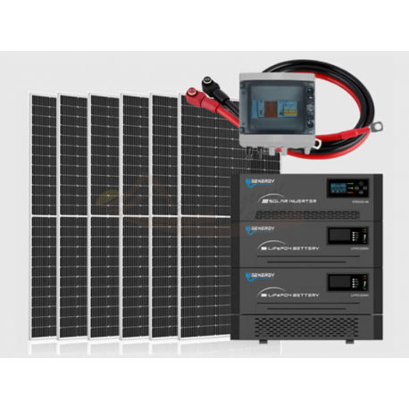 Plan solar Sirius (sin generador de respaldo) - GENERGY