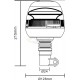 Faro destellante LED, polo DIN