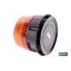 Luz emergencia rotativa 360° | Recargable USB-C | Base magnética | Certificada ECE R65 | Para vehículos industriales y agrícolas