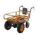 CARRETILLA BATERÍA CON PLATAFORMA DE CARGA 100L 300KGS 40V - ANOVA