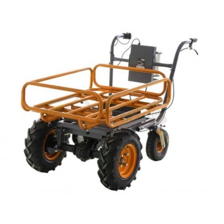 CARRETILLA BATERÍA CON PLATAFORMA DE CARGA 100L 300KGS 40V - ANOVA