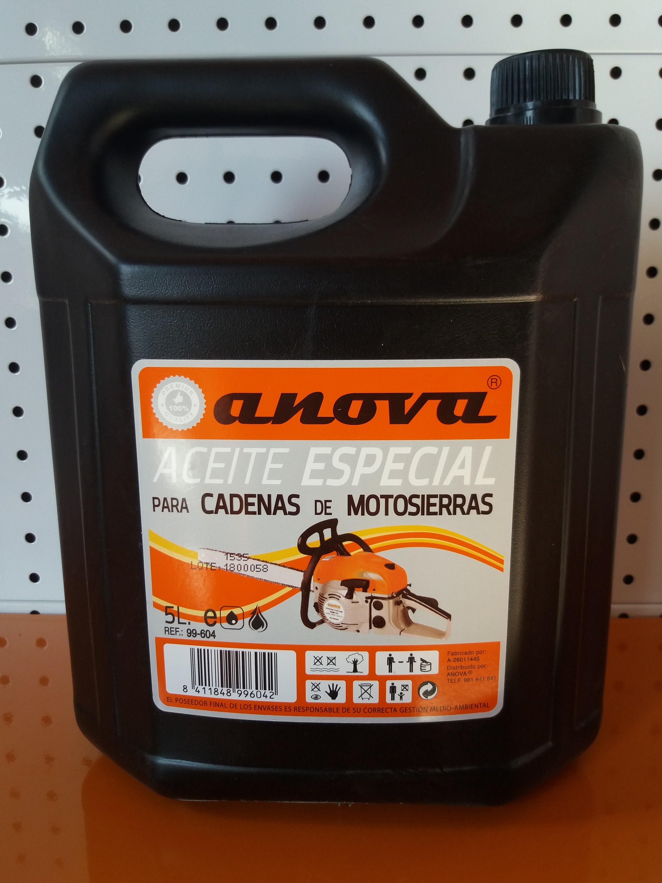Aceite lubricante para motosierra - 5 litros H-150 - Engrase de cadena