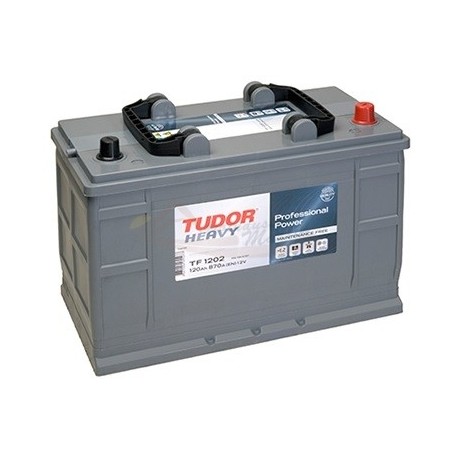 Batería Tudor – TF1202 12V 120Ah 870A. 349x175x235