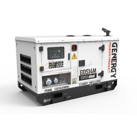 GENERADOR GENERGY GDS14M 14KVA 11KW 230V DIÉSEL - 20015